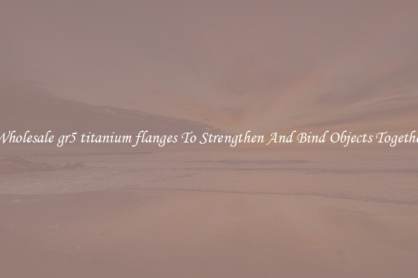 Wholesale gr5 titanium flanges To Strengthen And Bind Objects Together