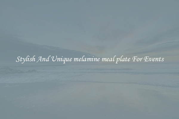 Stylish And Unique melamine meal plate For Events