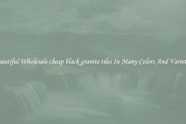 Beautiful Wholesale cheap black granite tiles In Many Colors And Varieties